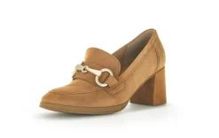 Gabor Trotteur Hochfrontpumps Rauleder Schmuck-detail braun S23 35.292.14