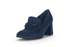 Gabor Trotteur Hochfrontpumps Rauleder blau S23  35.292.16