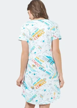 Hajo Sleepshirt Nachthemd 1/4 Arm gemustert 45447