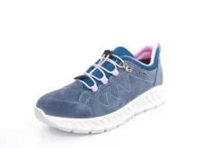 Imac Damen Outdoorschuh Trekkingschuh TEX- Membran Leder Schnellschnürung blau S13 356888