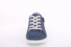 Imac Damen Schnürschuh Leder Wechselfußbett blau S13 355820