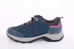 Imac Damen Trekkingschuh Wanderschuh Schnellschnürung Leder/ Mesh blau S13 356740