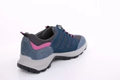 Imac Damen Trekkingschuh Wanderschuh Schnellschnürung Leder/ Mesh blau S13 356740