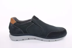 Imac Herren Slipper Leder Wechselfußbett blau S13 352151