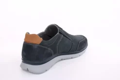 Imac Herren Slipper Leder Wechselfußbett blau S13 352151