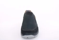 Imac Herren Slipper Leder Wechselfußbett blau S13 352151