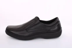 Imac Herren Slipper Schlupfschuh Leder klassisch schwarz S13 350600