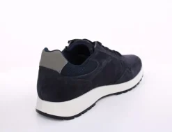 IMAC Herren Sneaker Halbschuh Leder blau S13 352061