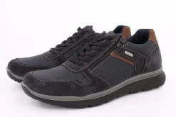 IMAC Herren Sneaker mit Reißverschlußdetail TEX-Membran Wechselfußbett blau S23 452578