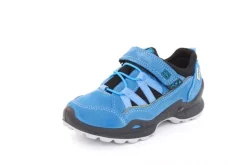 Imac Kinder- Halbschuh Outdoorschuh Jungen Klettverschluss Leder TEX- Membran blau S13  381928