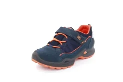 Imac Kinder- Halbschuh Outdoorschuh Jungen Klettverschluss Leder TEX- Membran blau S13  381928