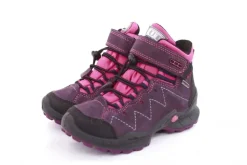 IMAC Kinder Outdoor- Schuh Wander- Schuh Klettverschluss TEX- Membran grau, pink, beige S22 282358