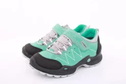 Imac Kinder Outdoor- Sneaker Halbschuh TEX- Membran Klettverschluss grau, grün S13  381918
