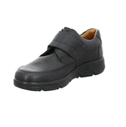 Jomos Halbschuh Slipper Klettverschluss K - Weite schwarz 461406