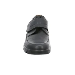 Jomos Halbschuh Slipper Klettverschluss K - Weite schwarz 461406