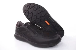 Jomos Herren Schnürhalbschuh Leder Spezialweite K schwarz S22 322414