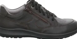 Jomos Herren Schnürhalbschuh Reißverschluss SCHWARZ BRAUN 322424
