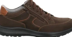 Jomos Herren Schnürhalbschuh Reißverschluss SCHWARZ BRAUN 322424
