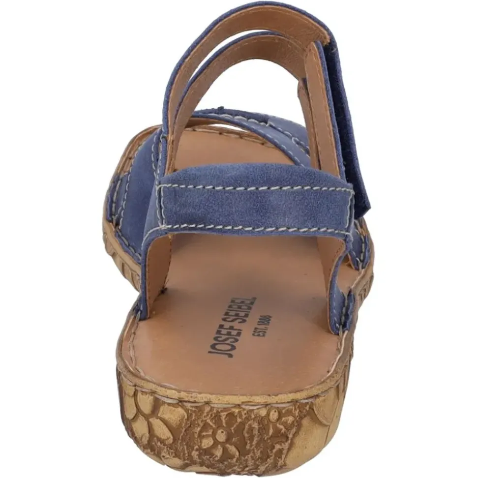 Josef Seibel Damen Sandale Rosalie 47 Leder blau S12 79547