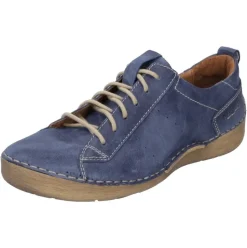 JOSEF SEIBEL Fergey 56 Damen Schnür- Halbschuh Leder blau S12 59656
