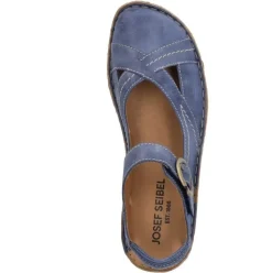 JOSEF SEIBEL Rosalie 49 Damen Sandale Leder blau S12  79549