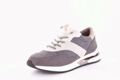 la strada grey wool micro Sneaker Schnürschuh Wechsel- Fußbett grau S21 2002973