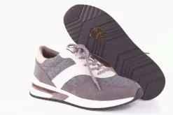 la strada grey wool micro Sneaker Schnürschuh Wechsel- Fußbett grau S21 2002973