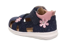 Legero Sandale mit Klettverschluss BUMBLEBEE - blau/rosa S13  1-000388-8000