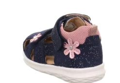 Legero Sandale mit Klettverschluss BUMBLEBEE - blau/rosa S13  1-000388-8000
