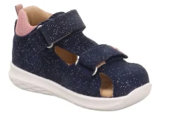 Legero Sandale mit Klettverschluss BUMBLEBEE - blau/rosa S13  1-000388-8000