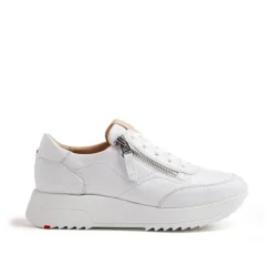 Lloyd Damen Sneaker Low Top Glattleder EXTRALIGHT WEIß 11-775-01