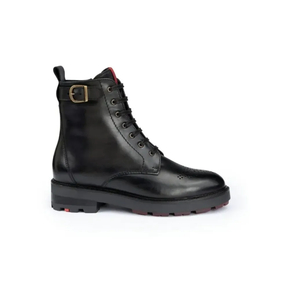 Lloyd Damen Stiefelette Schnürung Leder SCHWARZ 24-291-00