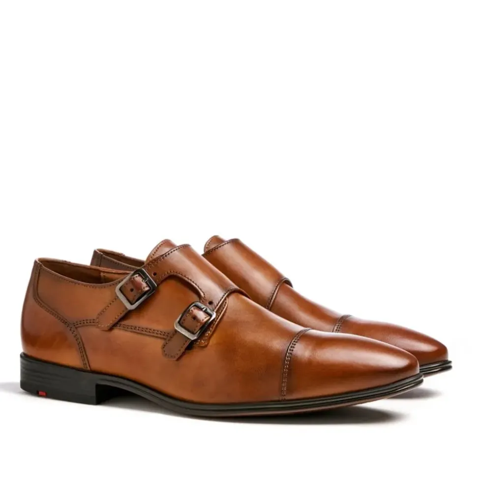 Lloyd Doppelmonk MAILAND Glattleder cognac S13 10-137-02