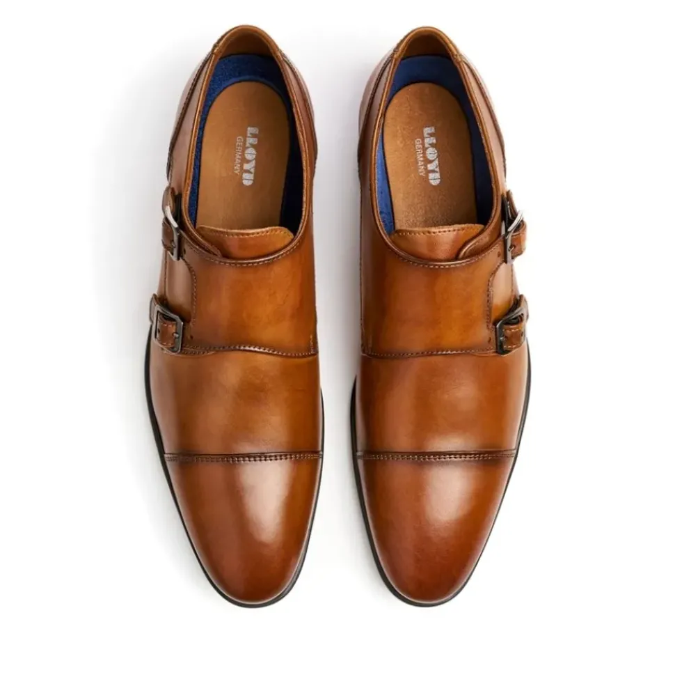 Lloyd Doppelmonk MAILAND Glattleder cognac S13 10-137-02