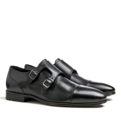 Lloyd Doppelmonk MAILAND schwarz Leder S14 10-137-00