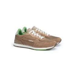 Lloyd Herren Sneaker EGILIO Leder Variofootbed BRAUN/GRÜN 14-418-11
