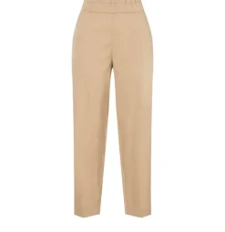 MAC CLEO SUMMER Chino Hose elastischer Bund beige blau S23 0400L304300