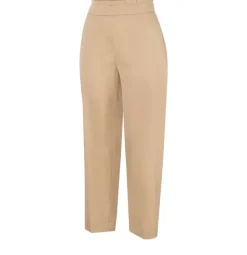 MAC CLEO SUMMER Chino Hose elastischer Bund beige blau S23 0400L304300