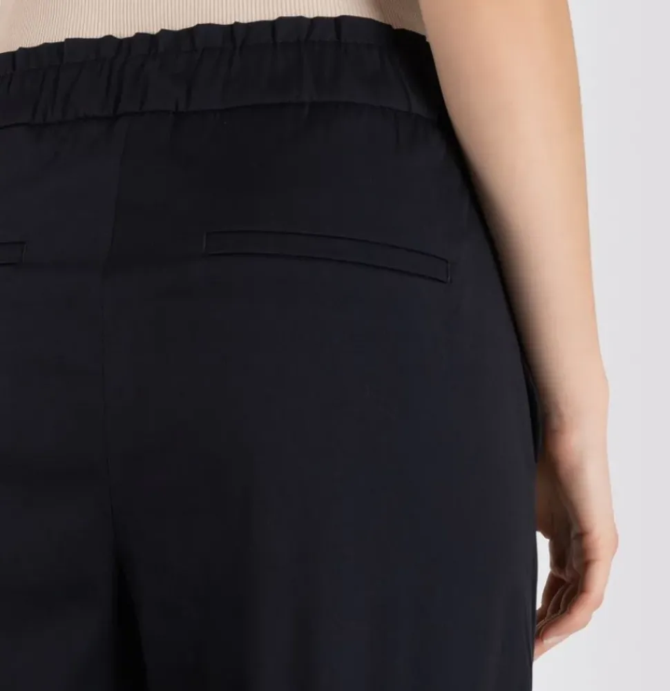 MAC CLEO SUMMER Chino Hose elastischer Bund beige blau S23 0400L304300