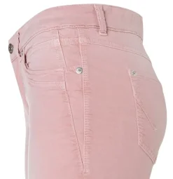 MAC JEANS ANGELA Drill- Stretch rosa, grau S23 0402526800