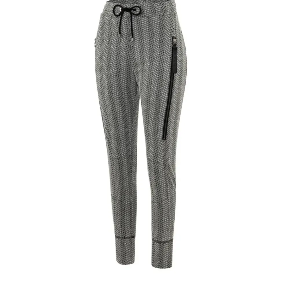 MAC JEANS- FUTURE 2.0 Jump in Hose Zipper- Details grau S23 0172277300