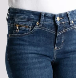 MAC JEANS RICH SLIM  Ankle-Länge 5-Pocket-Design blau S23  0389L590490