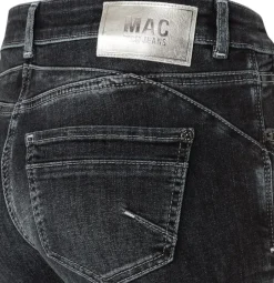 MAC JEANS Rich Slim Five- Pocket- Style umgeschlagener Saum grau S23 0389L576690