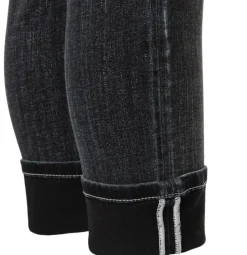 MAC JEANS Rich Slim Five- Pocket- Style umgeschlagener Saum grau S23 0389L576690