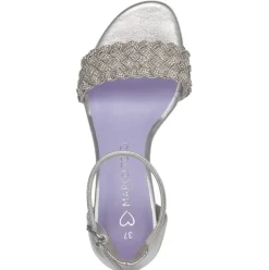 Marco Tozzi Damen Sandalette silber S14 2-28399-42