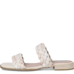 MARCO TOZZI GUIDO MARIA KRETSCHMER Lederpantolette geflochten beige S12  2-2-87110-28