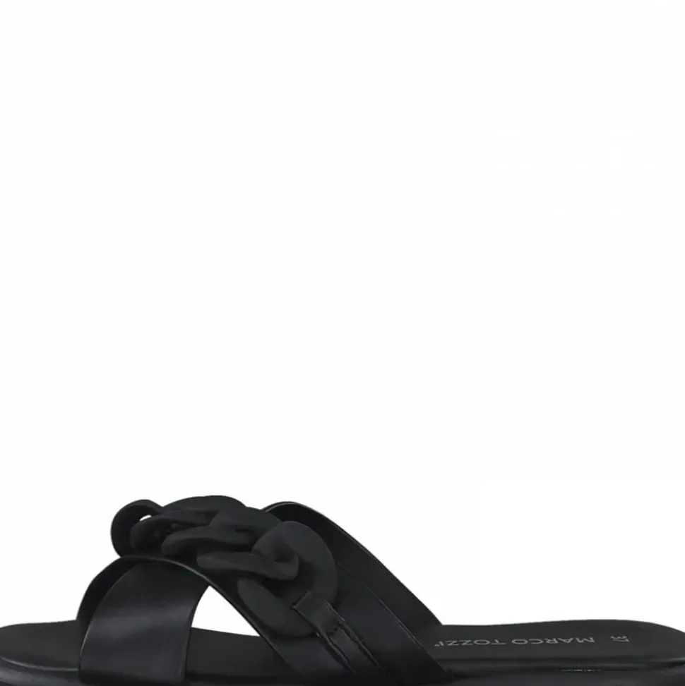Marco Tozzi Pantolette Leder rosa schwarz S12 2-2-27121-28