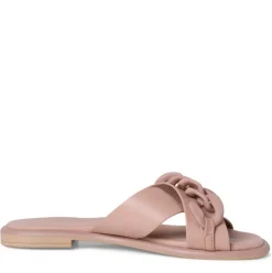 Marco Tozzi Pantolette Leder rosa schwarz S12 2-2-27121-28