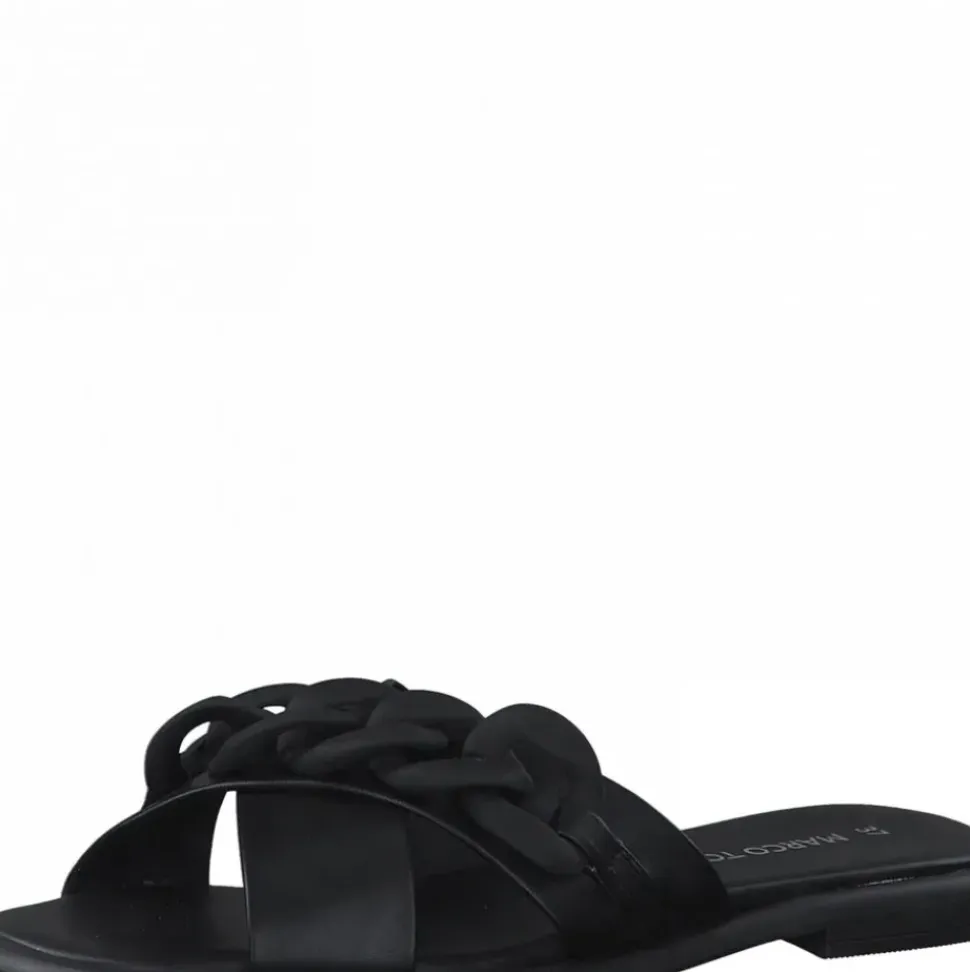 Marco Tozzi Pantolette Leder rosa schwarz S12 2-2-27121-28