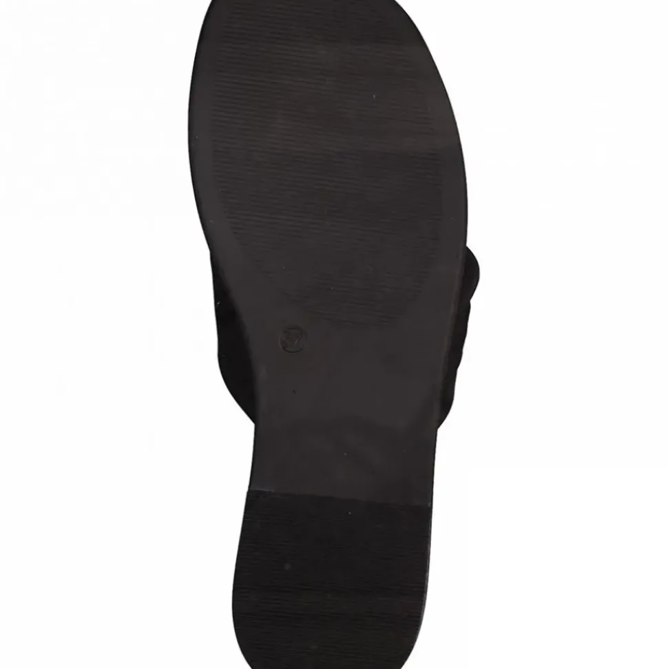 Marco Tozzi Pantolette Leder rosa schwarz S12 2-2-27121-28
